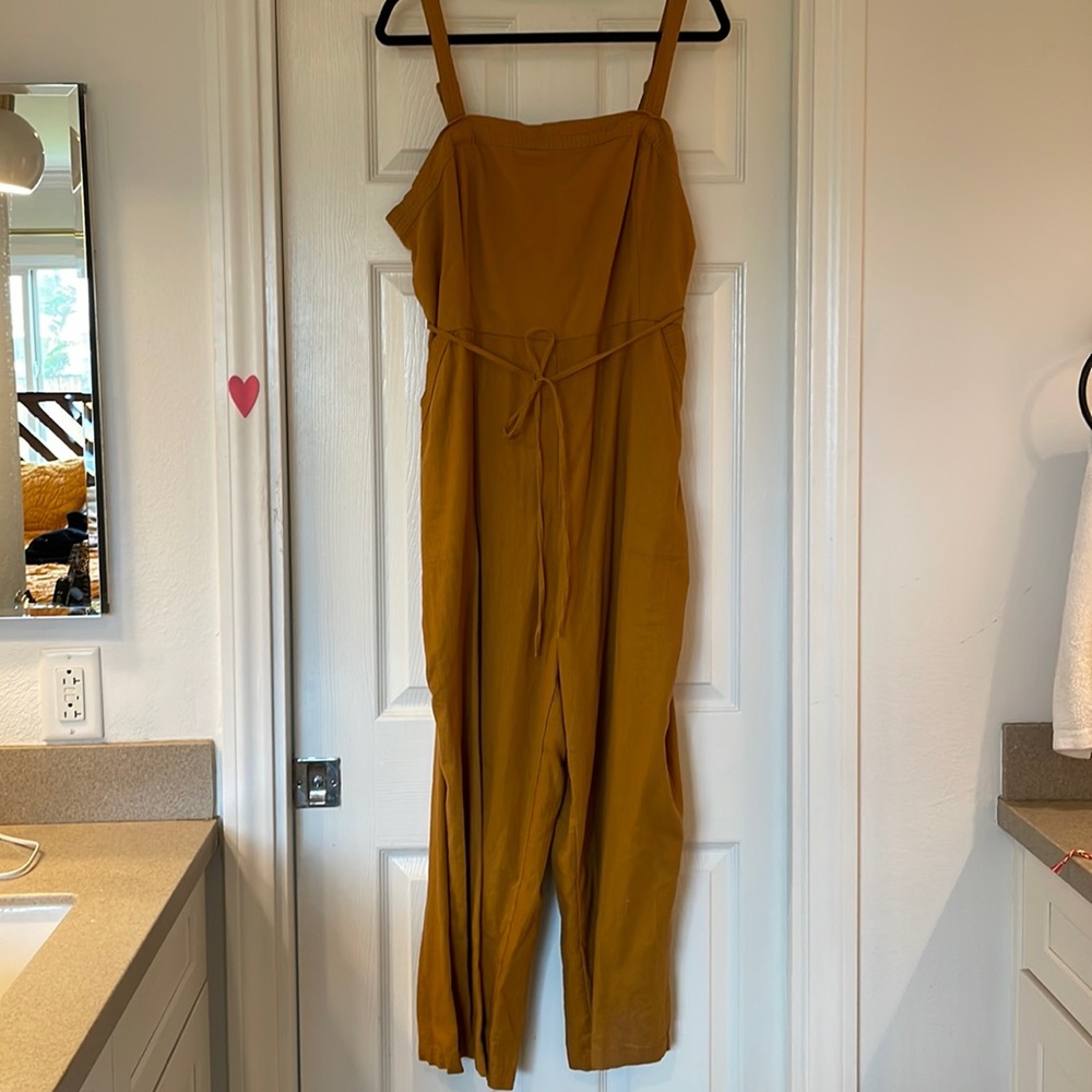 Old Navy burnt orange wide-leg jumpsuit